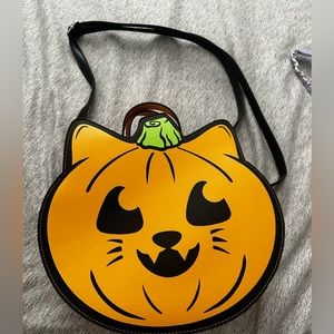Spooksieboo Pumpkin Cat Purse